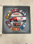 vtg 1992 Matchbox Rodney Combs 1:64 diecast Nastrak Driving School car set