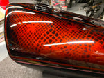 NOS Custom Paint Airbrush Chopper Stretched Coffin Style Gas Tank Harley 70's!