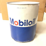 Vtg Mobil oil 1 US Gallon Oil Can Pegasus Empty 20-20W World Famous Performance
