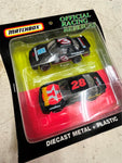 vtg 1992 Matchbox 2 pack Dale Earnhardt Davy Allison official racing replica car