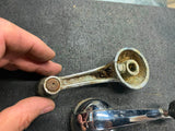 Vtg OEM GM Chevy Window Cranks Truck Auto Car Rat Hot Rod Door Lever 60's Bakeli