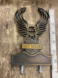 Vtg Harley Flaming Eagle Custom Sissybar Insert OEM Ironhead shovelhead AMF 80's