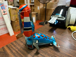 VTG Antique Style Tin Toys Wind up seal playing with ball w/orig key