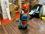 VTG Antique Style Tin Toys Wind up seal playing with ball w/orig key