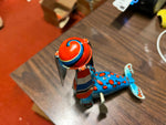 VTG Antique Style Tin Toys Wind up seal playing with ball w/orig key