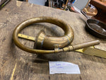 Vtg Brass Car Horn Trumpet Model T Squeeze Antique Auto Truck 1920's Fender moun