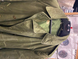 Vtg WW11 WW2 3/4 Military Jacket Coat Large Wool USA england Field Gear Winter!