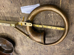 Vtg Brass Car Horn Trumpet Model T Squeeze Antique Auto Truck 1920's Fender moun
