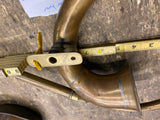 Vtg Brass Car Horn Trumpet Model T Squeeze Antique Auto Truck 1920's Fender moun