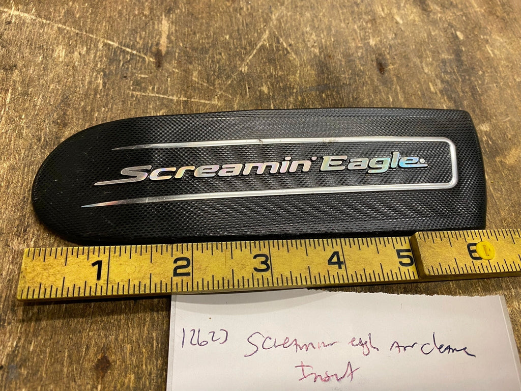 Touring Softail Dyna Screamin Eagle Air Cleaner Emblem Badge Harley 20