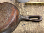 Vtg Cast Iron Skillet Pan Wagner Ware 6 1/2" side pour Antique USA K Kitchenware