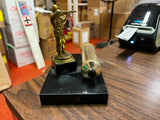 VTG Mid Century Rifleman's trophy perpetual calendar mancave decoration