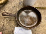 Vtg Cast Iron Skillet Pan Wagner Ware 6 1/2" side pour Antique USA K Kitchenware