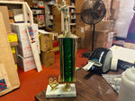 VTG 1999 Wheeling Trophy Rifle Marksman Awards Trophy Marble Bottomed