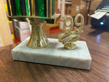 VTG 1999 Wheeling Trophy Rifle Marksman Awards Trophy Marble Bottomed
