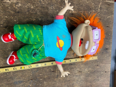 Nickelodeon Rugrats Chuckie Finster Scared Scream and Shake Doll 1997 Mattel