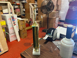 VTG 1999 Wheeling Trophy Revolver Marksman Awards Trophy Marble Bottomed