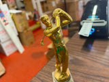 VTG 1958 Elliot Co. Flight Winner: W. McCullough Golfing Trophy Solid Brass