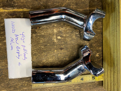 4 1/2" Pullback Risers Chrome Harley Softail Sportster chopper FXR FX Sportster