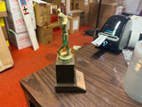 VTG 1960 Elliot Co. Golf Tournament Winner Awards Trophy Solid Brass Missin club