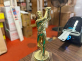 VTG 1960 Elliot Co. Golf Tournament Winner Awards Trophy Solid Brass Missin club