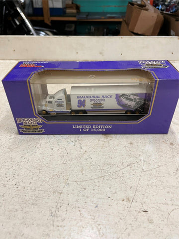 vtg 1994 Racing Champions Brickyard 400 1:87 diecast transporter truck