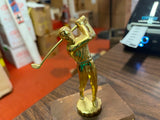 VTG 1963 ECO Playoff Champions Golfing Awards Trophy Solid Brass Wood Bottomed
