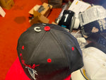 VTG 1990s Team NFL AJD Atlanta Falcons Snapback Adjustable Black Hat