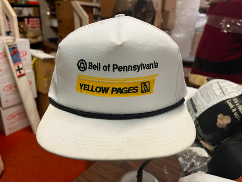 VTG 1990s Made in USA Bell of Pennsylvania Yellow Pages Strapback adjustable hat