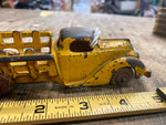 Hubley 1930's Cast Iron Streamlined Stake Bed Truck Antique Toy Rubber wheels