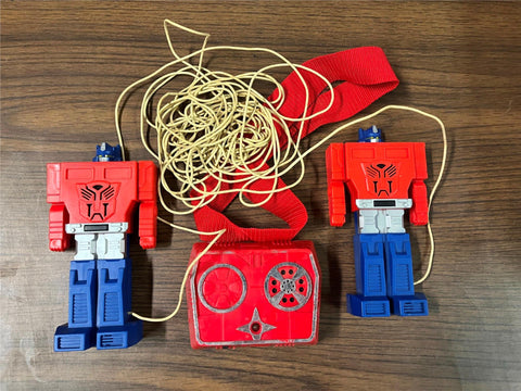 VTG 1984 Hasbro Transformers Optimus Prime Morse Code Wired Talkie SEE DESCRIPTI