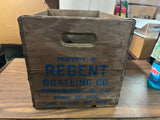 VTG Regent Beverage Bottling Co. [Pittsburgh, 18, PA] Metal Edged wooden crate