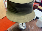 VTG WW2 Era Spring Up Louisville Khaki Green Cap Military Unknown Size