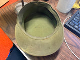 VTG WW2 Era Spring Up Louisville Khaki Green Cap Military Unknown Size
