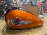 Black Hills Gold Black Quartz Gas Tank Harley Heritage Softail 2017 Emlems Nice!