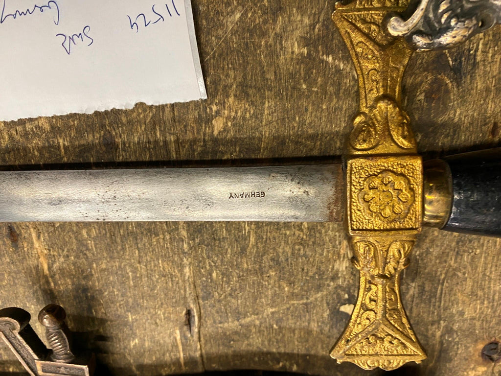 Vtg Knights Of Templar Freemason Dress Sword 1920's Antique