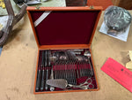 VTG Made in Germany Prunus Solingen Rostfrei 90 silverplate flatware complete