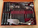 VTG Made in Germany Prunus Solingen Rostfrei 90 silverplate flatware complete