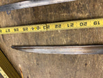 Vtg Knights Of Freemason Dress Sword Dagger 1920's Antique Cerimonial Leather ha