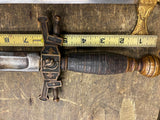 Vtg Knights Of Freemason Dress Sword Dagger 1920's Antique Cerimonial Leather ha