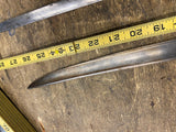 Vtg Knights Of Freemason Dress Sword Dagger 1920's Antique Cerimonial Leather ha