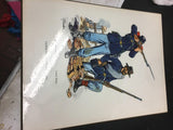 vintage Civil War Federal Infantry 62 Union Soldiers Vermont Iron Brigade print
