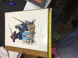 vintage Civil War Federal Infantry 62 Union Soldiers Vermont Iron Brigade print
