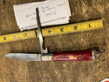 Vtg Richland Sheffield Two Blade Folding Pocket Knife 3.5 Blade Scaler Fisherman