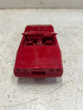 vtg ERTL 1987 Corvette Convertible Red model car 1:25 scale