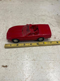 vtg ERTL 1987 Corvette Convertible Red model car 1:25 scale