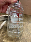 Vtg Oil Can Bottle WW2 Sohio Hi Cyl Glass 1940's Gas Advertising Service station