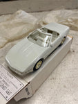 vtg ERTL 1991 Corvette Convertible Cascade white 1:25 scale collectable car