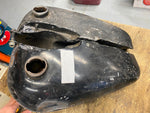 Vtg Gas fuel Tanks 5 Gallon Shovelhead Fatbobs 1967-1972 Emblem Mounts OEM FLH