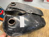Vtg Gas fuel Tanks 5 Gallon Shovelhead Fatbobs 1967-1972 Emblem Mounts OEM FLH